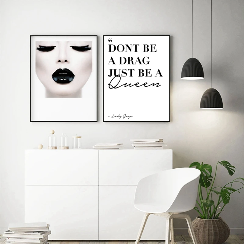 Lady Gaga Quote Canvas Art Prints Home Decor