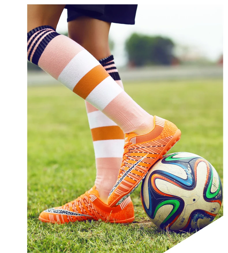 Футбольные бутсы для мужчин, футбольные бутсы для футбола с длинным шипом, Профессиональная футбольная обувь для мужчин, футбольные бутсы, спортивные кроссовки для подростков, размер 33 34