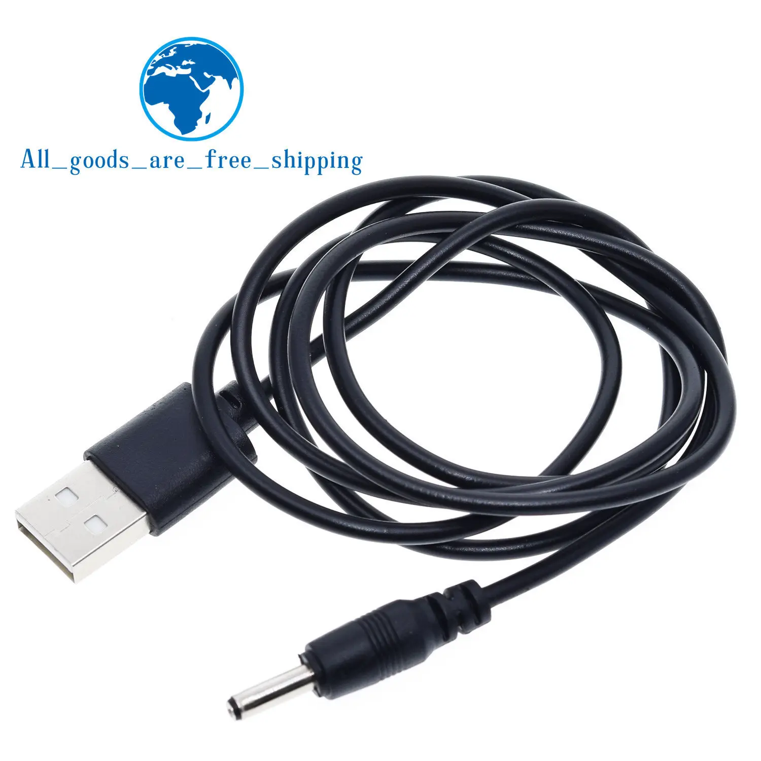 USB порт 2,0*0,6 мм 2,5*0,7 мм 3,5*1,35 мм 4,0*1,7 мм 5,5*2,1 мм 5 В DC баррель Jack разъем питания кабель 1 м