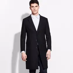 2018 новые модные однобортный пиджак мужские классические однобортный фасон Длинные мужские Куртки