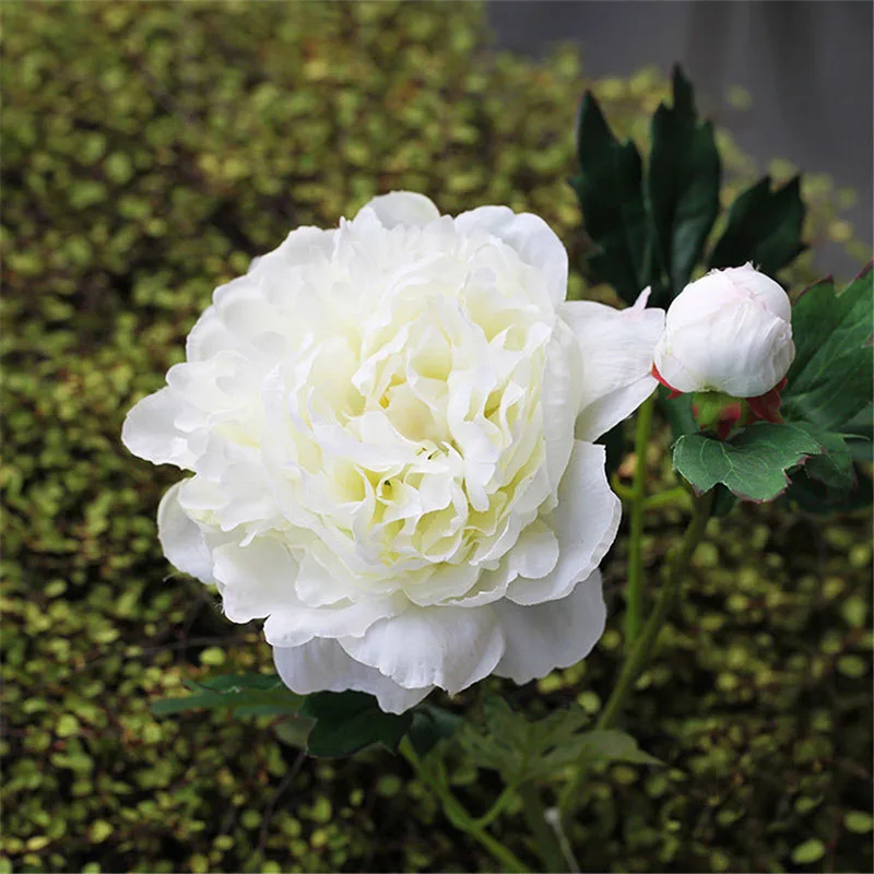artificial peony silk flower wedding home decoration (8)