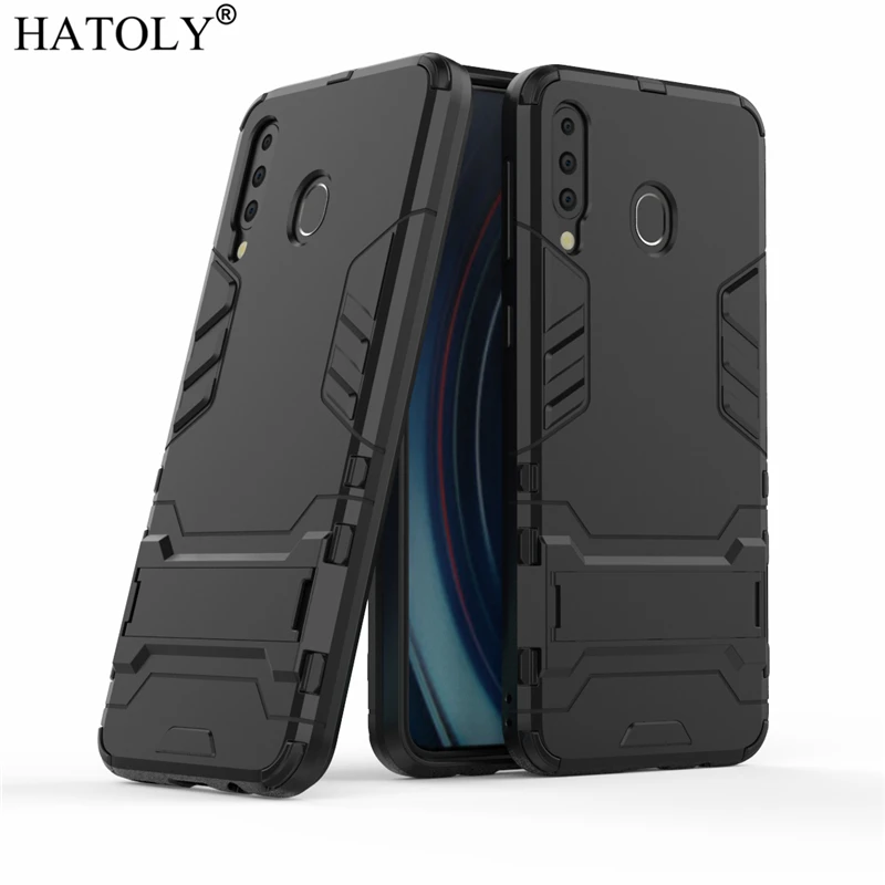 Защитный чехол HATOLY для samsung Galaxy M30 A40S Robot силиконовый резиновый твердый на заднюю