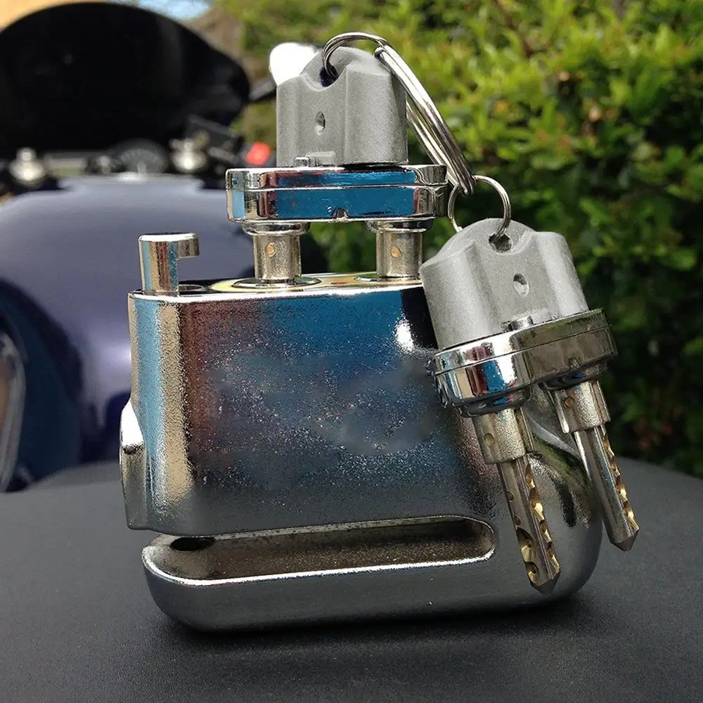 

Anti-theft Dual Cylinder Key Motorbike Motorcycle Scooter Disc Brake Lock Anti-Pick Lock Scooter Motorcycle Accessories
