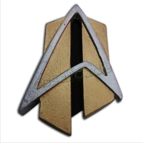 

Star Trek COSplay Starfleet Combadge Captain Four Future Timelines Badge Rank Pip Pin Insignia Brooch