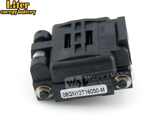 

Plastronics 08QN12T16050 IC Test Socket Adapter 1.27mm Pitch for QFN8, MLP8, MLF8 Package