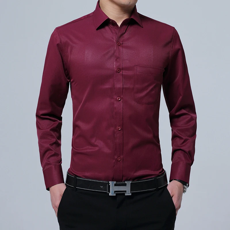 

Plus Large Size 7XL 8XL 9XL Mens shirts Camisa Masculina Long Sleeve Shirt Men Slim Fit Design Formal Casual Male Dress Shirt