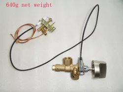 Brass Automatic Gas Shut Off Valve Flameout Protection Safe Valve Thermocouple Valve With Piezo Igniter