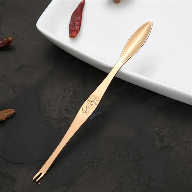 Practical Seafood Crab Lobster Fork Picks Handy Helper Nutcracker Needle Home Party Chicken Accessory Decor Tool 40JY2911