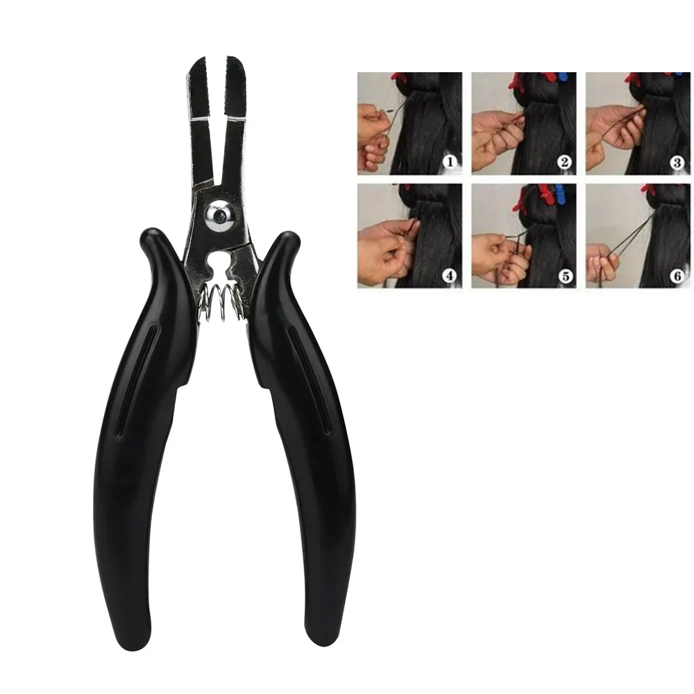 1pc New Hair Extensions Pliers for Micro Rings and Fusion Glue Bond