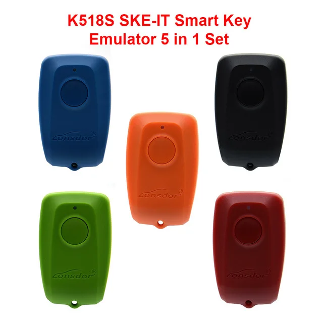 Lonsdor K518ISE K518S ключевой программист для всех моделей с регулировкой одометра без ограничения маркера бесплатное обновление онлайн - Цвет: Key Emulator 5 in 1