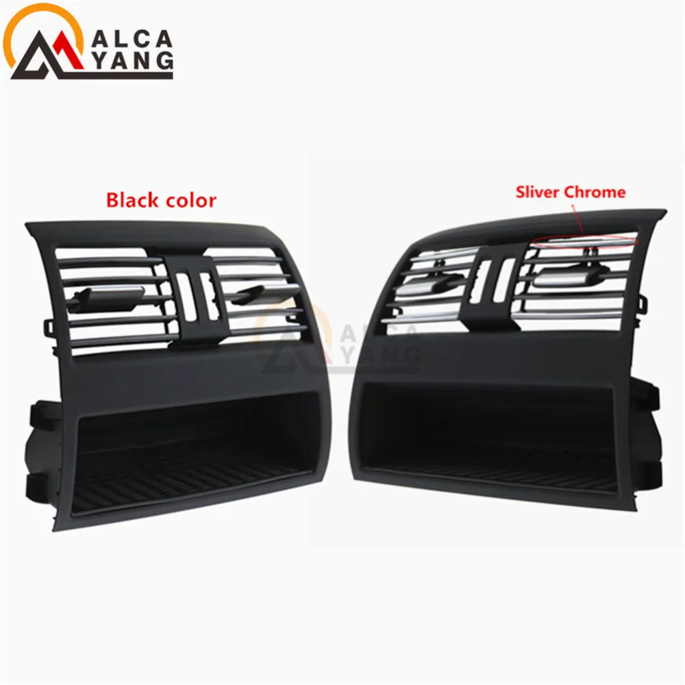 

Malcayang New Rear Center Console Fresh Air Outlet Vent Grille Grill Cover for BMW 5 Series F18 F10 520i 520d 528i 535i 2010-201