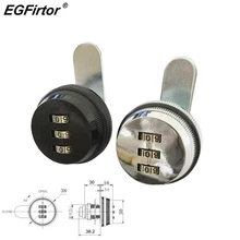 3 Digit Combination Mechanical Digital Door Lock Wood 30MM Lock Body Keyless Digital Safe Smart Cabinet File Lock Door