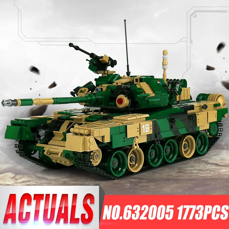 

Panlos 632005 Military Tank Series The T-90 Main Battle Tank Model Legoing Technic Building Blocks Bricks Kids Birthday Gifts