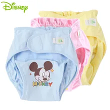 Disney милые детские подгузники многоразовые памперсы, тканевые Подгузники моющиеся Младенцы Дети Детские хлопковые тренировочные трусики подгузники изменение