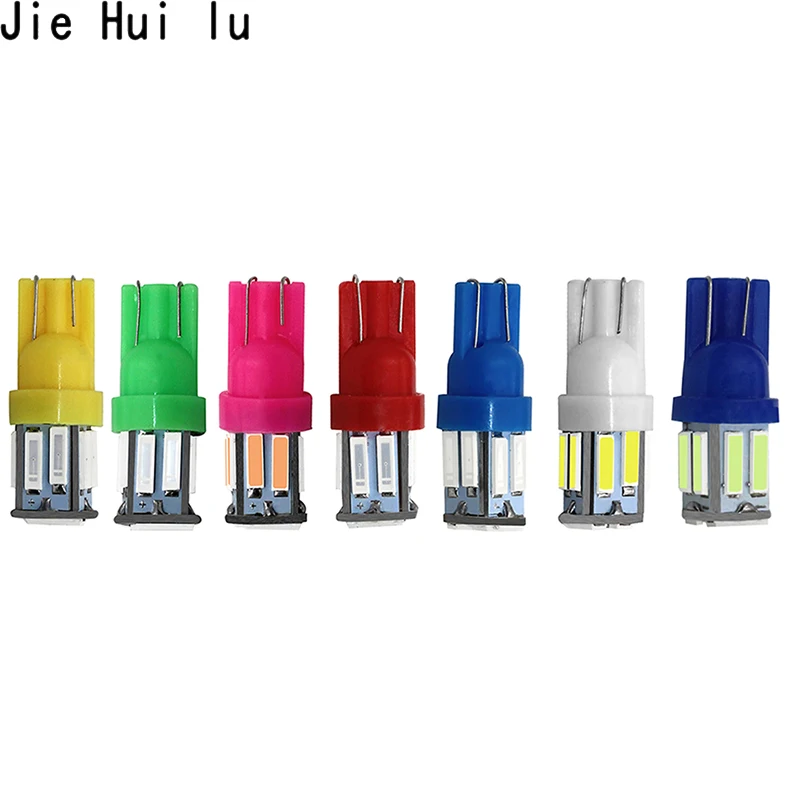W5W 10 светодиодный 7020 SMD автомобильный T10 194 168 сменный клиновидный обратный