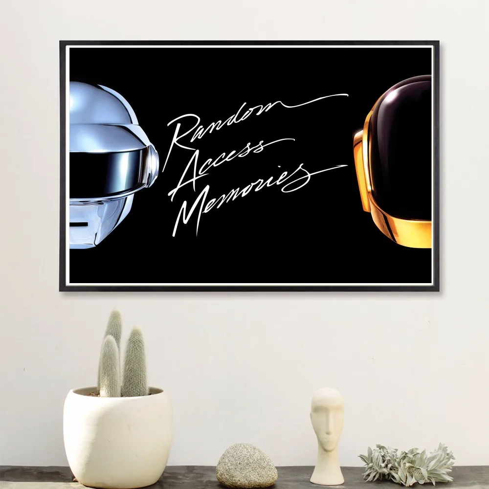 Daft панк случайный доступ воспоминания Печать Искусство Живопись Холст плакат