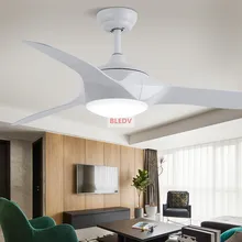 Модные потолочные вентиляторы 52 дюйма, потолочный светильник с дистанционным управлением, потолочный светильник для гостиной, спальни, дома