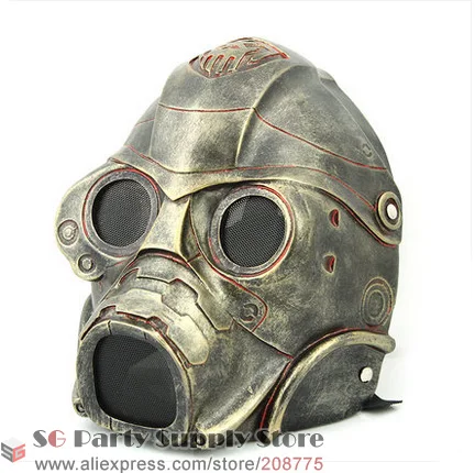 

NEW! High quality Resin Mask Radiation 3 Evil ghost masks Men' CS Protective COS Resident Evil mask 29*20cm 640GFree shipping