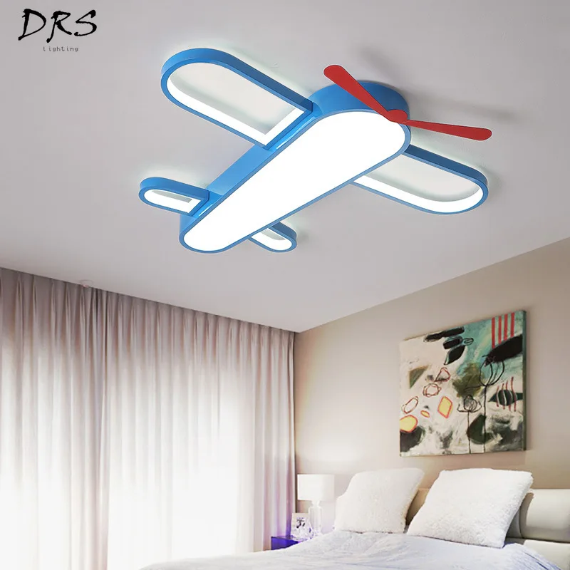 

Nordic Children's Room Ceiling Light Cartoon Led Light Post-modern Minimalist Ceiling Round Plane Boy Bedroom Ceiling Light