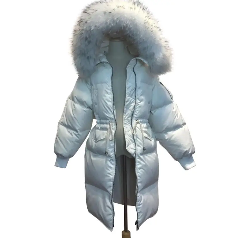 Зима, модный бренд, хорошее качество, пуховики, женские, утолщенные, белый утиный пух, куртки, верхняя одежда, Теплые Топы gx1428