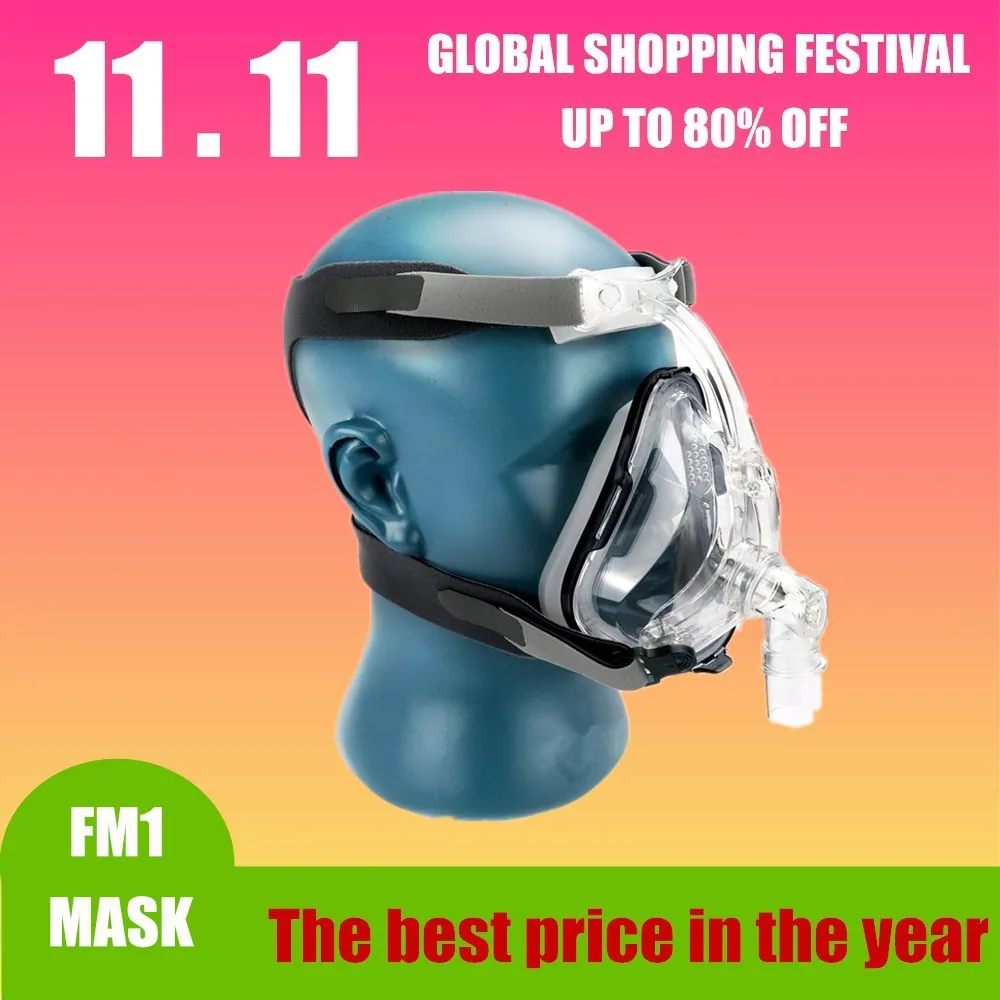 BMC XGREEO FM1 Full Face Mask For Mouth Sleep Breath With Headgrear Size(S/M/L) CPAP Machine Mask BMC XGREEO FM1 Full Face Mask For Mouth Sleep Breath With Headgrear Size(S/M/L) CPAP Machine Mask