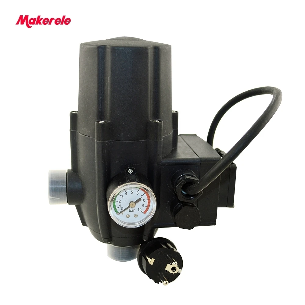 

G1" Male Automatic Pump Pressure Controller Electronic Switch Control For Water Pump Plug Socket Wires CE Certificate MK-WPPS11