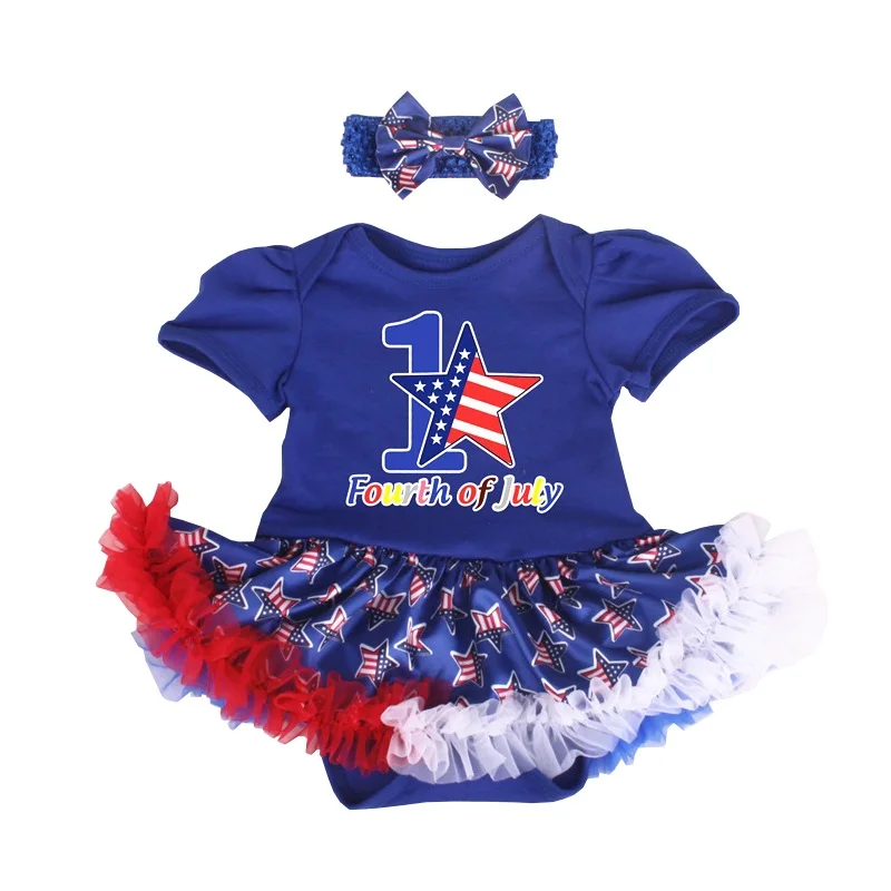 НОВЫЕ комплекты одежды для маленьких девочек детские рождественские подарки, кружевной комбинезон с пачкой, платье комбинезон+ повязка на голову, 2 предмета, Bebe, костюмы для первого дня рождения - Цвет: as photo