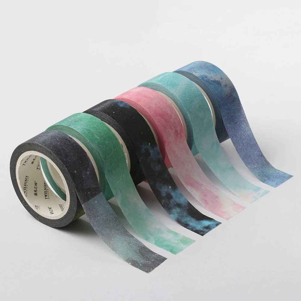1PC DIY Decorative Moon Night Star Tape Roll Diy Decorative Sticky