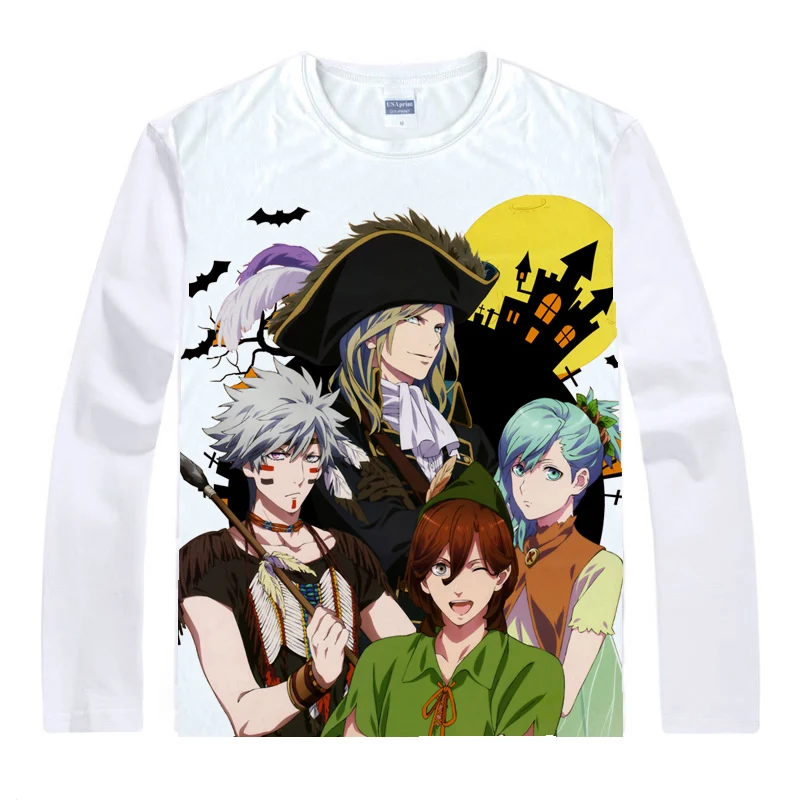 Футболки Uta no Prince sama футболки с длинным рукавом в разных стилях рубашки принцами
