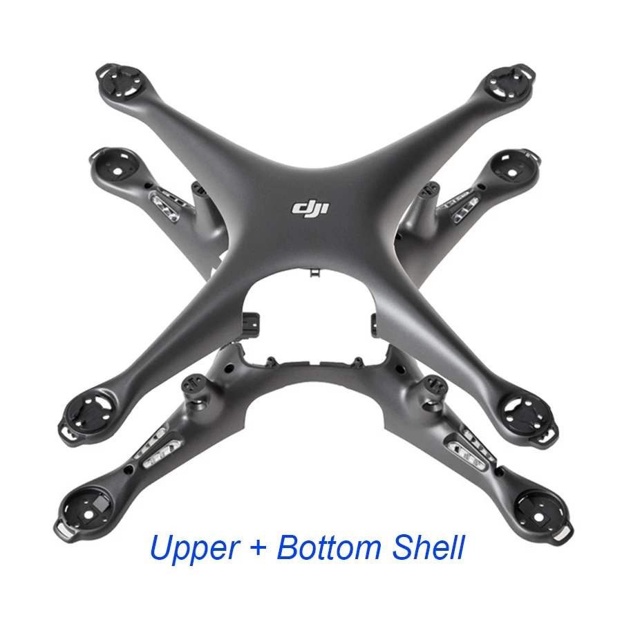 Настоящая Верхняя Нижняя крышка корпуса для DJI Phantom 4 Pro OBSIDIAN EDITION Drone запасная