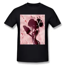 Short Sleeve Funny Akiko Asian woman Men t-shirt Cheap Sale 100 % Cotton T Shirts for Men’s