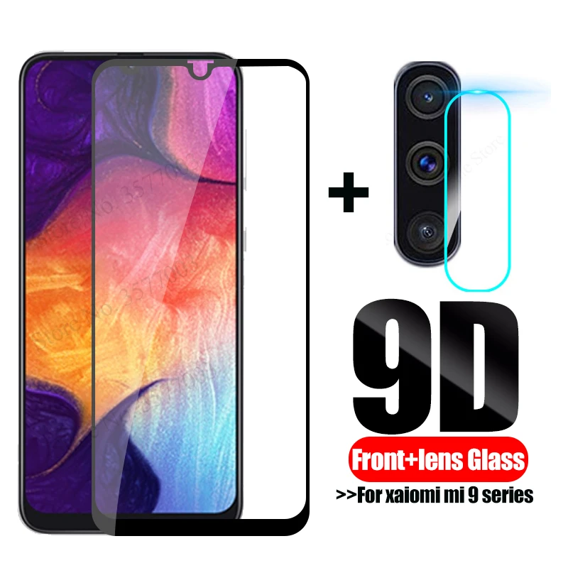 

2-in-1 9D Tempered glass For samsung galaxy a10 a20 a30 a40 a50 sreen protector Camera lens Film on the sumsung a 30 40 50 Glas