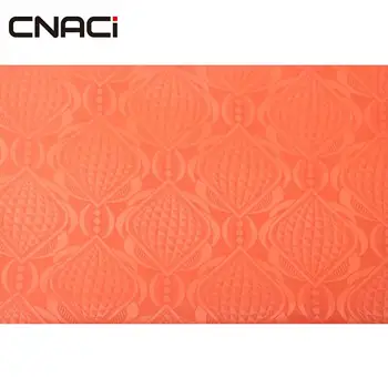 

CNACI Orange Color Bazin Riche African Fabric Silk Brocade Damask Shadda Tissu Fabric 10 Yards Guinea Brocade Free Shipping