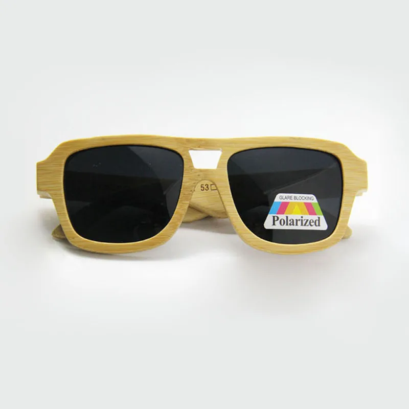 DAOYING Модные поляризованные солнцезащитные очки доступны бамбуковые деревянные очки