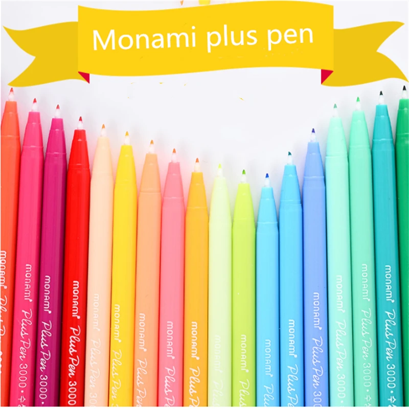 

36PCS Gel Pens Monami Plus Pens Glitter Pen Korean Stationery Pens Gift Office Material School Supplies Painting