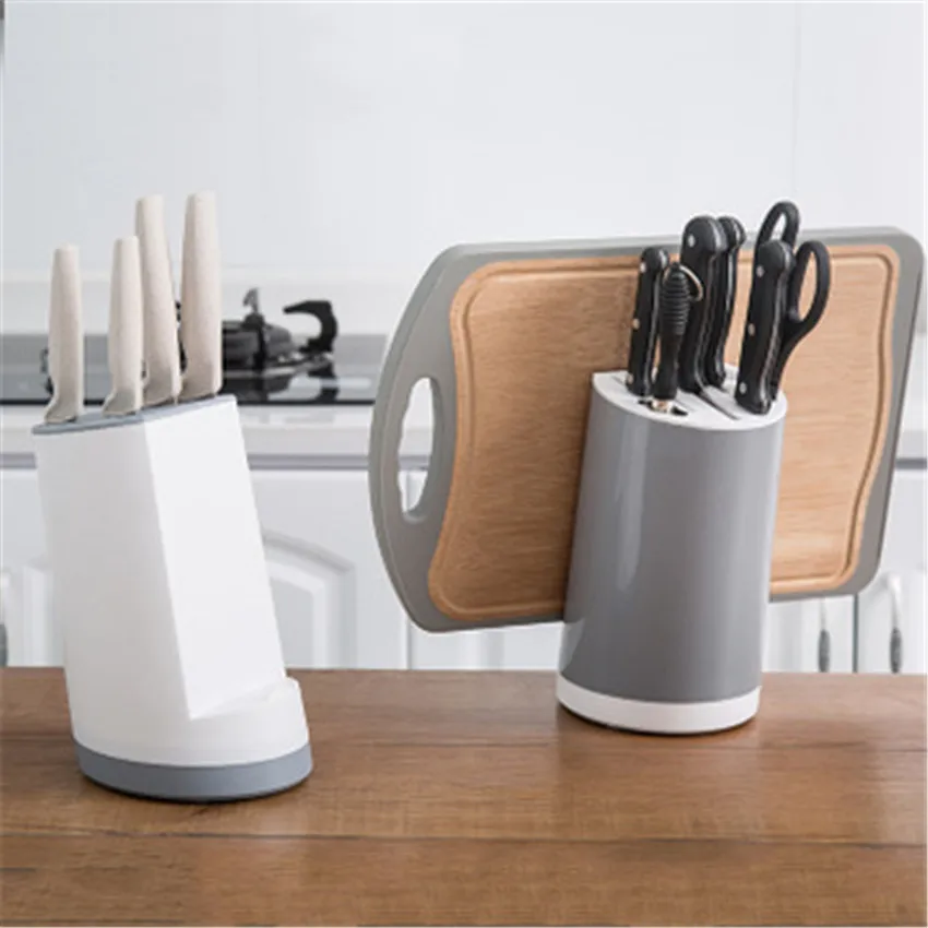

Multi-functional Kitchen Knife Holder Kitchen Board Chopping Board Holder Knife Stand Block Supplies Kitchen Accessories