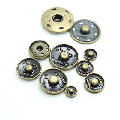 Meetee 100 наборов 8-30 мм Металлические Кнопки латунные кнопки для шитья Кнопки DIY пальто куртки одежды принадлежности для скрапбукинга C7-2