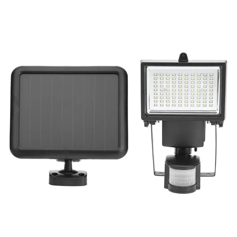 

90 LED Solar Power PIR Motion Sensor Wall Light 3 Switch IP44 Energy Saving Street Yard Path Home Garden Security Lamp