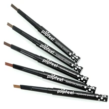 1 шт. водостойкая стойкая косметика, черный, коричневый карандаш для бровей, карандаш для коричневой подводки для бровей, профессиональные косметические инструменты