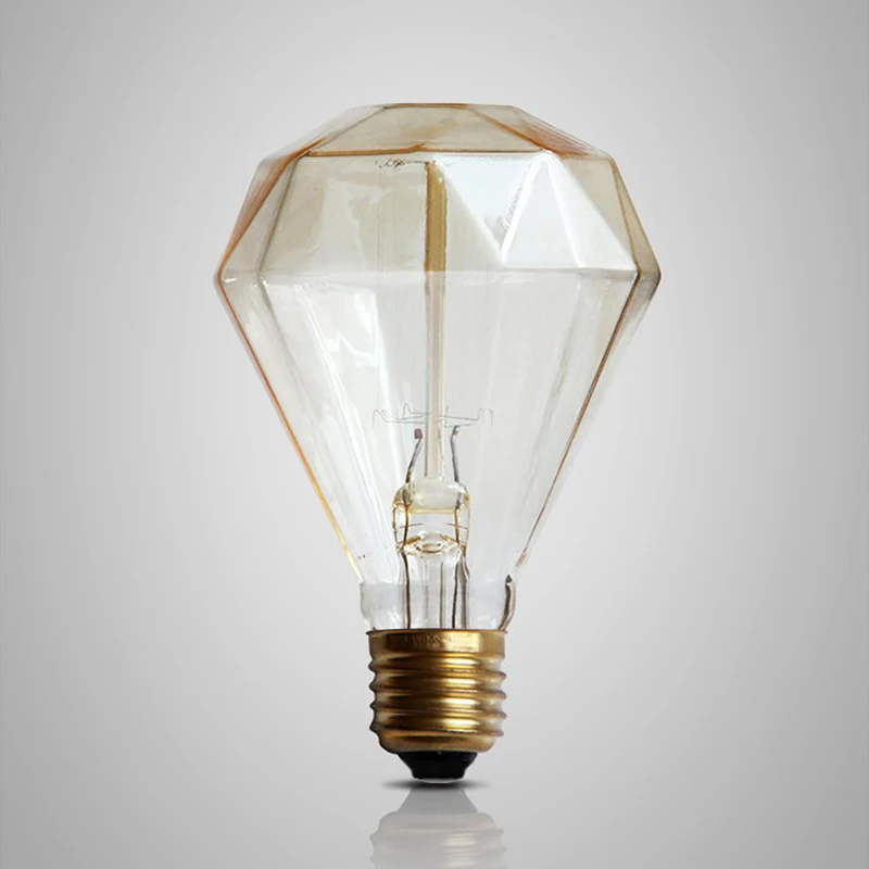 G95 ламп накаливания Lampadina Edison ЛАМПЫ Sospensione E27 40 w Лампада 220 V фиала Винтаж лампочки