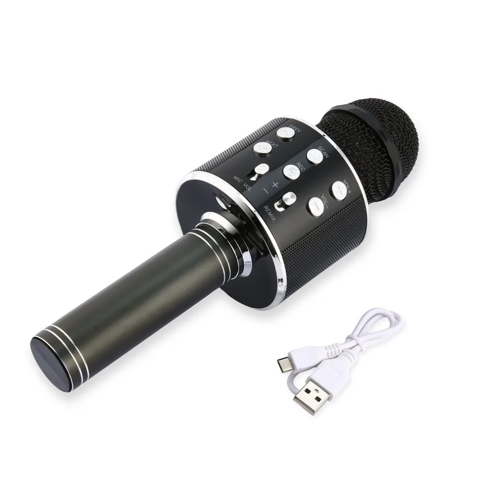 

Karaoke Microphone mic Wireless Bluetooth Microphone High Sensitivity Home KTV Music Playing Oneline Chat mikrophone