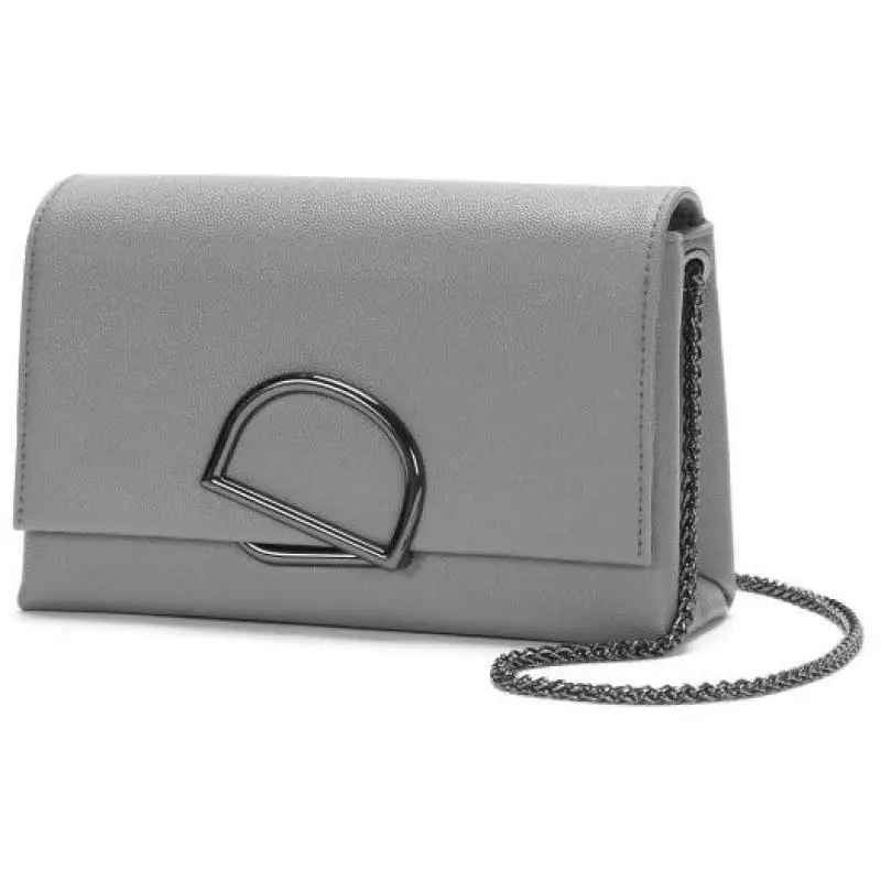 

Banquet Business Single Shoulder Bag Slant Multi-purpose Functional Women Bag Gray Chain Square Ladies Hand Bags Bolsa feminina