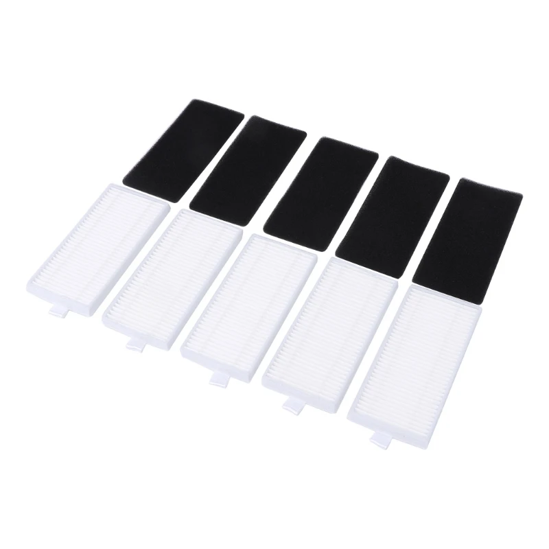 

5Pcs HEPA Filters Element And Cotton Cleaning Robot Access Replacement Vacuum