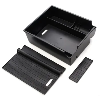

Car Central Armrest Storage Box Glove Box Container for HYUNDAI IX35 2010-2015 Auto Accessories With Mat