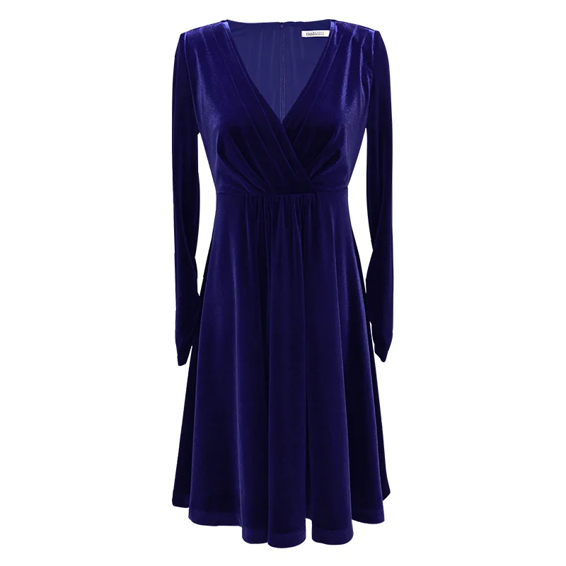 Оригинальный 2018 бренд vestido новый v Воротник модные повседневные Длинные рукава