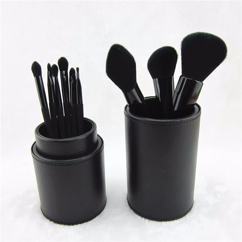 

9pcs/Set Professional Multifunctional Maquiagem Makeup Brush Black Handle Soft Hair Powder Blusher Eyeshadow Brushes With Bag