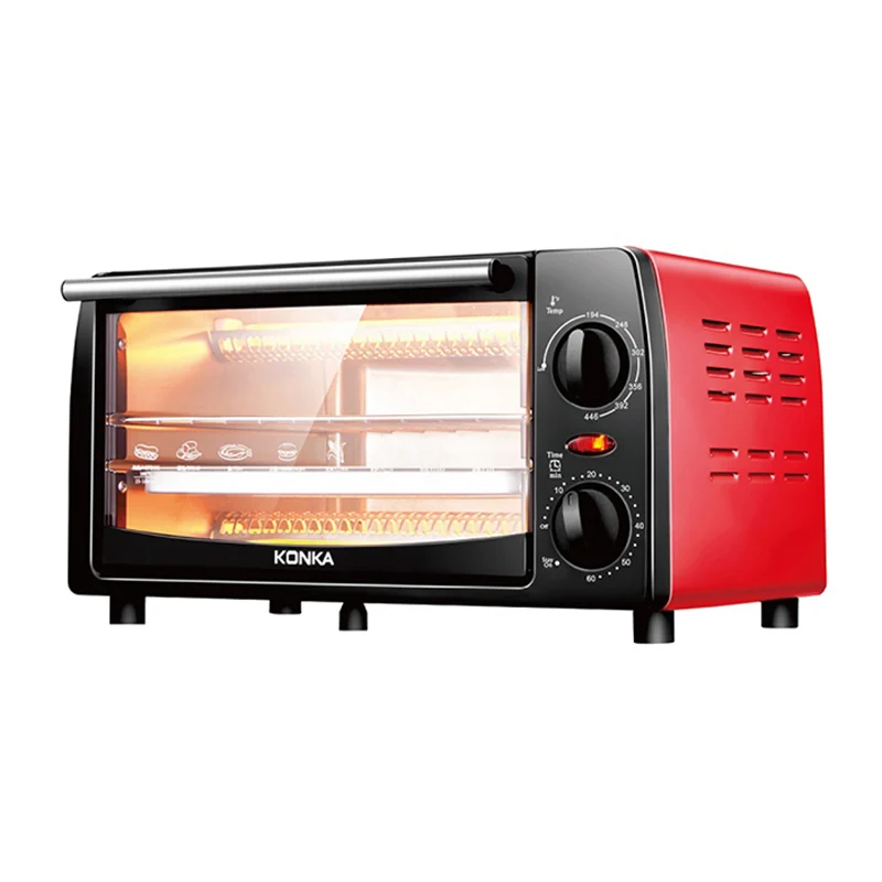 

KONKA KAO-1202E Multi-Functional 220V 12L 1050W Electric Oven Household Mechanical Timer Temperature Control Cooking Appliances