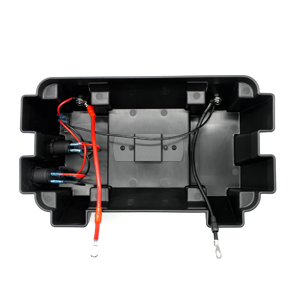 Многофункциональный станок 12V Батарея коробка зарядных порта USB для автомобиля Зарядное устройство с светодиодный вольтметр Экран дисплея для автомобилей Грузовик Лодка Трейлер РВ