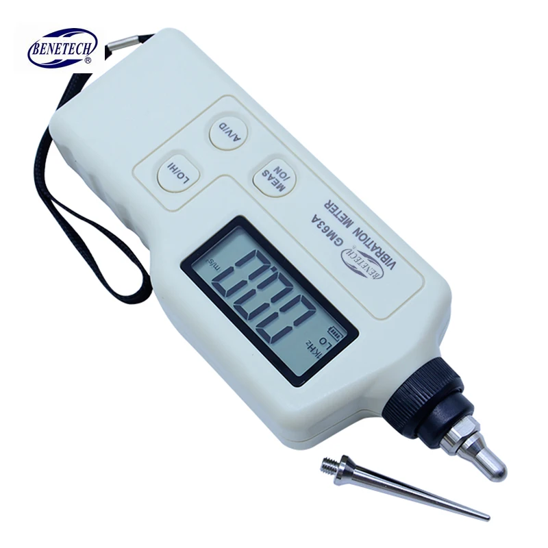 Vibration Meters Tools GM63A Handheld Digital Vibration Tester Portable
