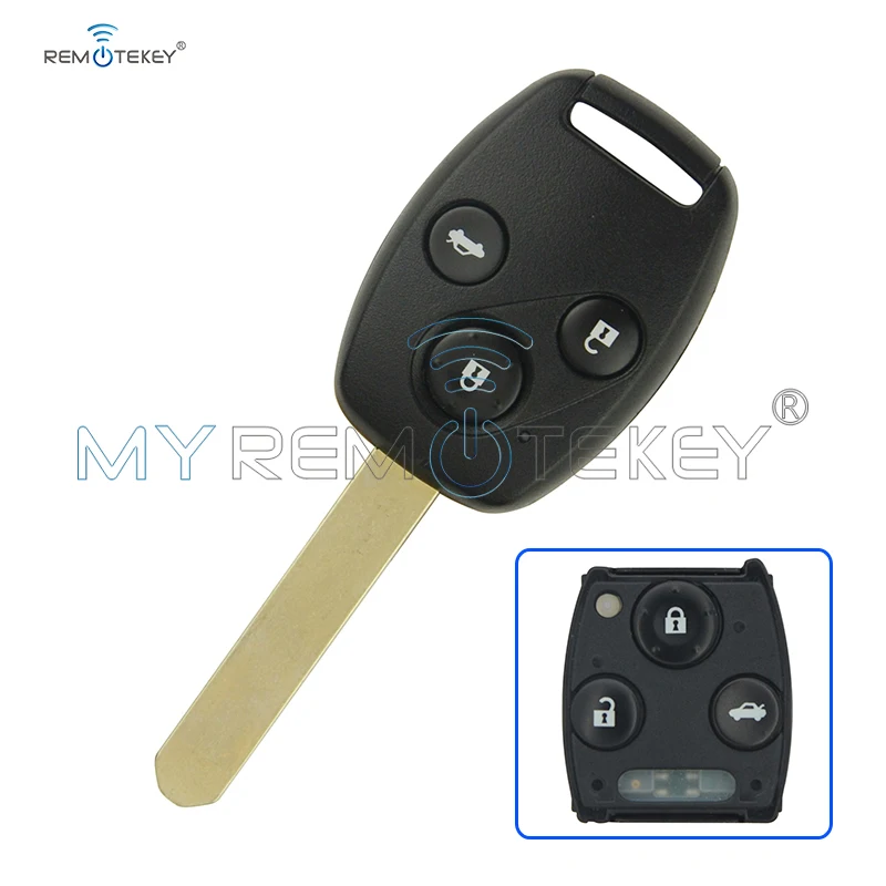

Remtekey Remote car key 3 Button 313.8 Mhz S2082-A 2-AT For Honda Civic key 72148-SNV-H010-M2 remote key